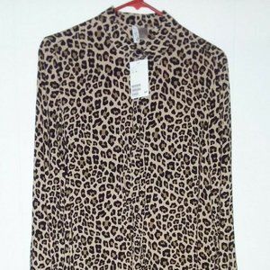 New w/ Tags Women's H&M Leopard Tunic - Size 4